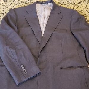 Dark Gray super 130's  multi season wool jacket